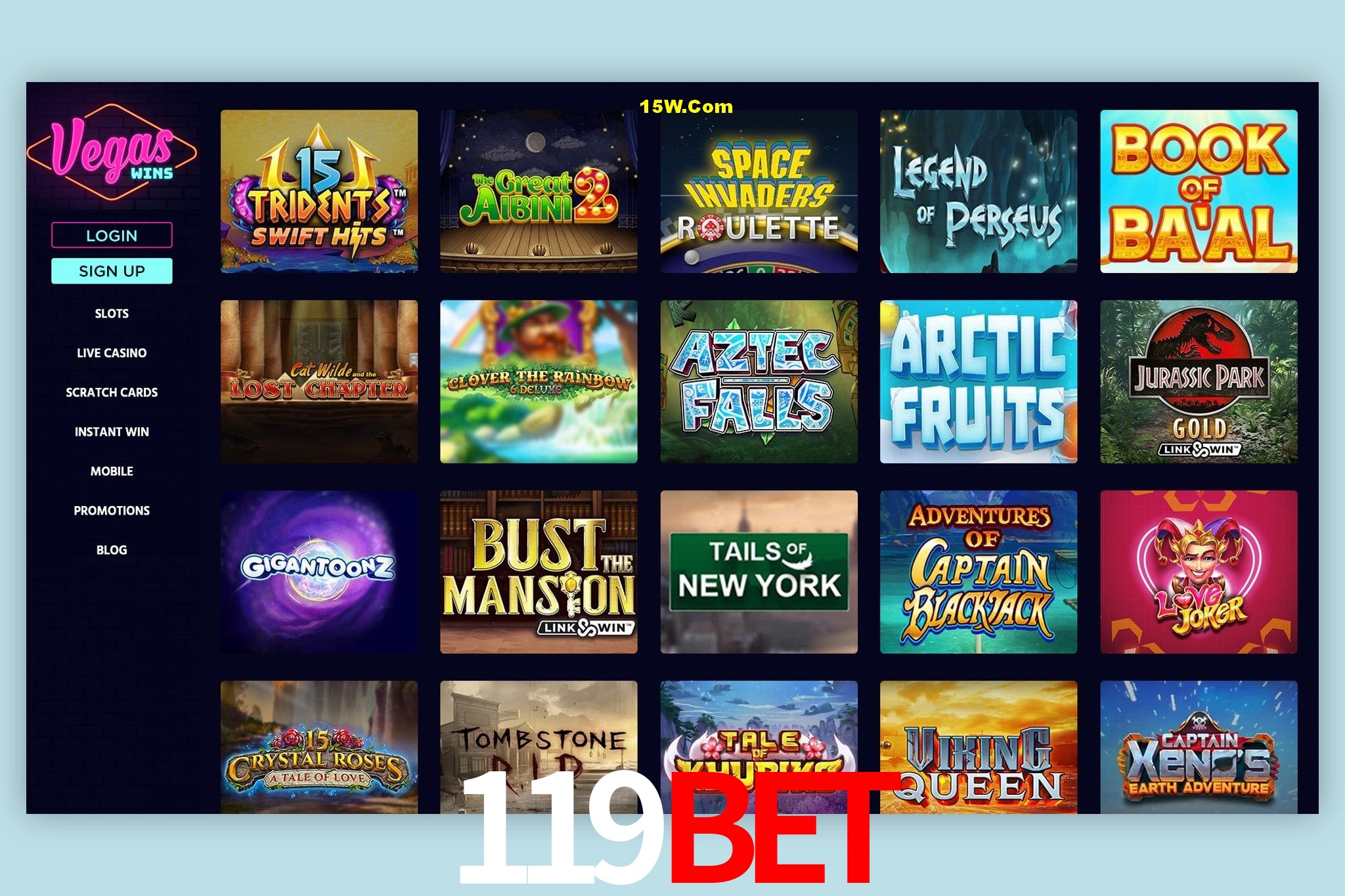 Welcome Bonus 119bet